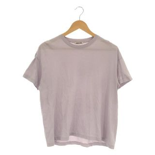 オーラリー(AURALEE)のAURALEE / オーラリー | SEAMLESS CREW NECK BIG TEE コットン シームレス クルーネック ビッグ Tシャツ 丸胴 | 1 | LIGHT PURPLE | レディース(Tシャツ(半袖/袖なし))