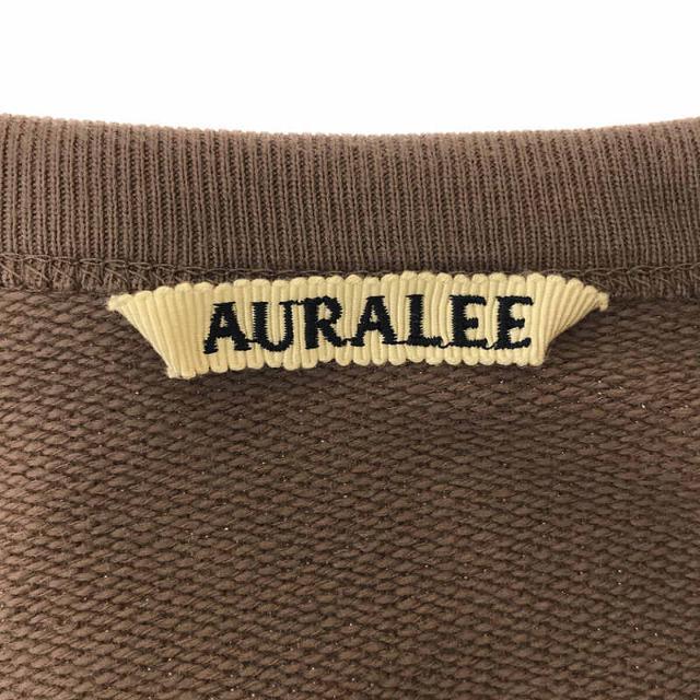 AURALEE(オーラリー)のAURALEE / オーラリー | 2021SS | SUPER SOFT SWEAT DRAW CODE BIG P/O ドローコード  ラグラン ビッグシルエット スウェット プルオーバー | 1 | パープル | レディース レディースのトップス(トレーナー/スウェット)の商品写真