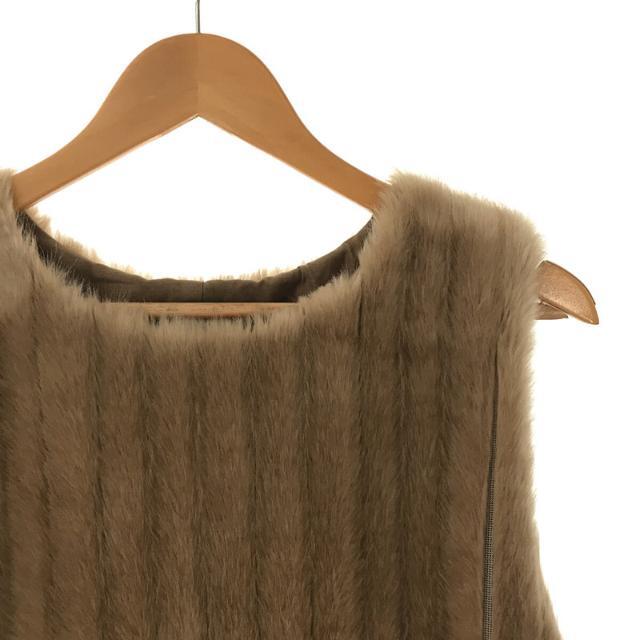 6 ROKU FAKE FUR VEST フェイクファーベスト