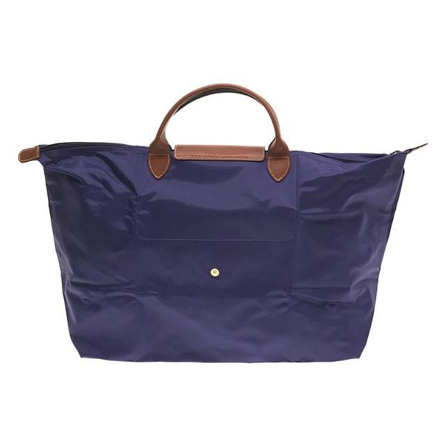 【美品】 Longchamp / ロンシャン | LE PLIAGE TYPE L MODELE DEPOSE ルプリアージュ レザー 切替 ナイロン  トート バッグ | PURPLE | レディース | フリマアプリ ラクマ