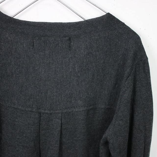 tricot COMME des GARCONS / トリココムデギャルソン | 2010SS | シルクコットン Vネックニット | グレー | レディース 4