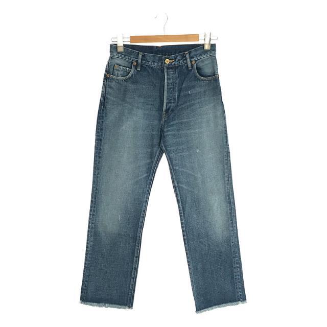 【美品】  Deuxieme Classe / ドゥーズィエムクラス | 2021SS | ripped jeans USED加工 カットオフ デニム パンツ | 36 | インディゴ | レディース