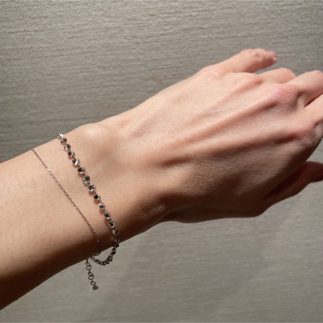 lk salon レーザードリルホールブレスレット テニスブレス lk lk salon レーザードリルホールブレスレット テニスブレス lk