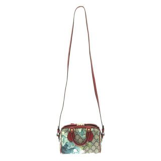 グッチ(Gucci)の【美品】  GUCCI / グッチ | 546312 GGブルームス スプリーム 2way ショルダー付き ハンドバッグ 箱・保存袋有 | ブルー/ベージュ/レッド | レディース(ショルダーバッグ)