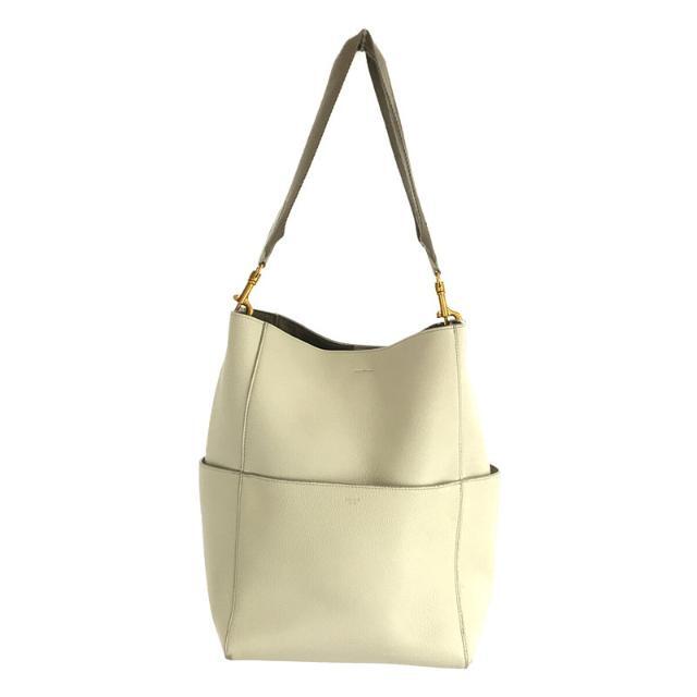 CELINE / セリーヌ | レザー サングル バケット ショルダーバッグ 保存袋有り | アイボリー | レディース | フリマアプリ ラクマ