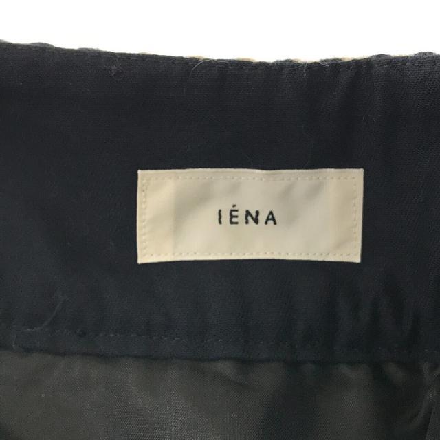 IENA(イエナ)のIENA / イエナ | 2019AW | ロービングチェック台形スカート 千鳥柄 | 34 | ブラック | レディース レディースのスカート(ミニスカート)の商品写真