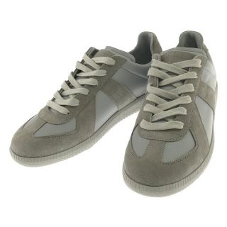 【新品】  Maison Margiela / メゾンマルジェラ | ㉒ Replica Sneakers GERMAN TRAINER レプリカ スニーカー ジャーマントレーナー レザー シューズ  gray | 38 | グレー | レディース(スニーカー)