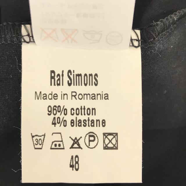 RAF SIMONS(ラフシモンズ)のRAF SIMONS / ラフシモンズ | 2003SS | 消費者期 企業プリント ノースリーブ Tシャツ | 48 | ブラック | メンズ メンズのトップス(タンクトップ)の商品写真