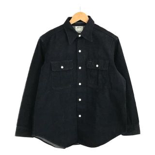 マディソンブルー(MADISONBLUE)のMADISON BLUE / マディソンブルー | 2022SS | HAMPTON SH SELVEDGE セルビッチデニム ハンプトンシャツ | 00 | インディゴ | レディース(シャツ/ブラウス(長袖/七分))