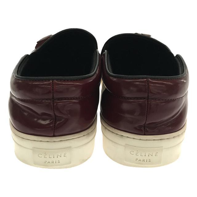 celine(セリーヌ)のCELINE / セリーヌ | Slipon Sneakers with Tassel タッセル レザー スリッポン シューズ | 42 | ボルドー | メンズ メンズの靴/シューズ(スニーカー)の商品写真