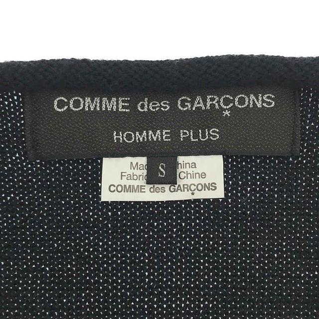 COMME des GARCONS HOMME PLUS / コムデギャルソンオムプリュス | 2014AW | 異素材ドッキング 穴あき ニット | S | ブラック | メンズ