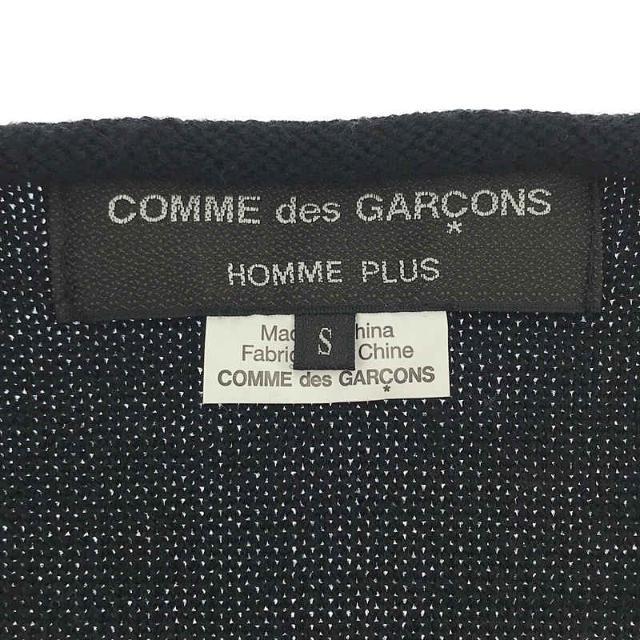 COMME des GARCONS HOMME PLUS(コムデギャルソンオムプリュス)のCOMME des GARCONS HOMME PLUS / コムデギャルソンオムプリュス | 2014AW | 異素材ドッキング 穴あき ニット | S | ブラック | メンズ メンズのトップス(ニット/セーター)の商品写真