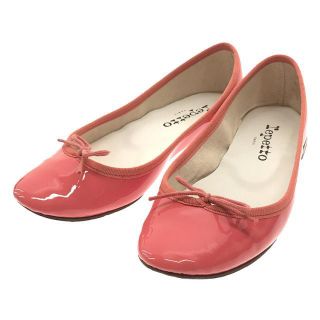 レペット(repetto)の【美品】  repetto / レペット | エナメル リボン フラットシューズ バレエシューズ 保存箱付き | 35 | ピンク | レディース(バレエシューズ)