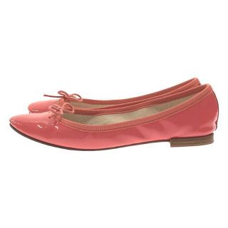 【美品】 repetto / レペット | エナメル リボン フラットシューズ バレエシューズ 保存箱付き | 35 | ピンク | レディース