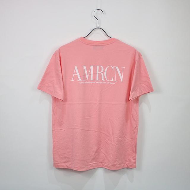 AMERICANA(アメリカーナ)のAmericana / アメリカーナ | べーシック天竺プリントTシャツ | F | ピンク | レディース レディースのトップス(Tシャツ(半袖/袖なし))の商品写真