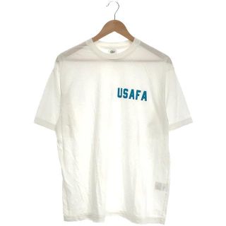 シンゾーン(Shinzone)の【美品】  Shinzone / シンゾーン | 2022SS | コットン プリント USAFA Tシャツ カットソー | F | ホワイト | レディース(Tシャツ(半袖/袖なし))