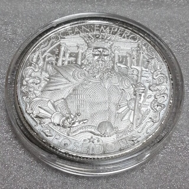 アメリカ 2020 海神 ポセイドン 純銀 銀貨 失われた都市 アトランティスのサムネイル