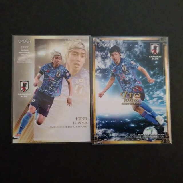 EPOCH(エポック)の伊東純也 サッカー日本代表 カード エンタメ/ホビーのトレーディングカード(シングルカード)の商品写真