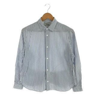 ヤエカ(YAECA)のYAECA / ヤエカ | comfort shirt wide（blue-stripe） コンフォートシャツワイド（ブルーストライプ） | MEDIUM | BLUE STRIPE | レディース(シャツ/ブラウス(長袖/七分))