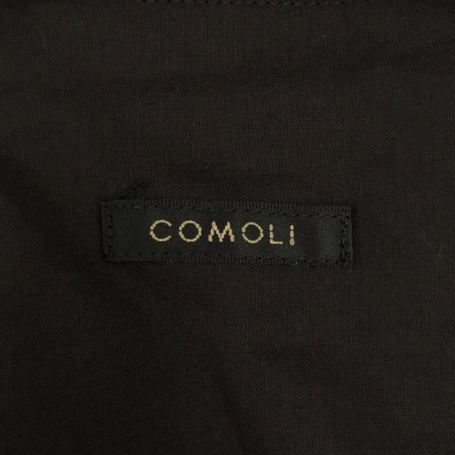 COMOLI(コモリ)の【新品】  COMOLI / コモリ | ヴィスコース リネン ハンティング ベスト | ブラック | メンズ メンズのトップス(ベスト)の商品写真