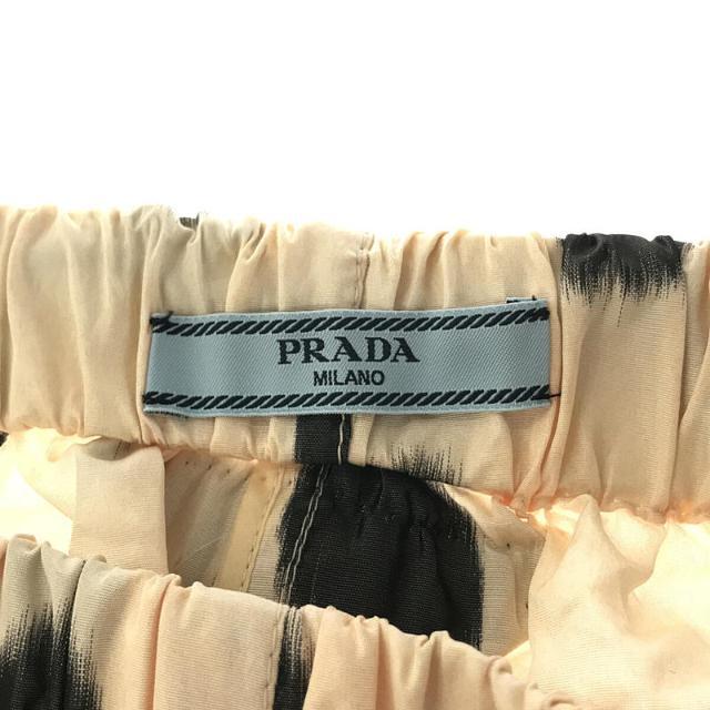 【美品】 PRADA / プラダ | 2020SS | シルク 掠れドット ショートパンツ | 38 | ベージュ | レディース