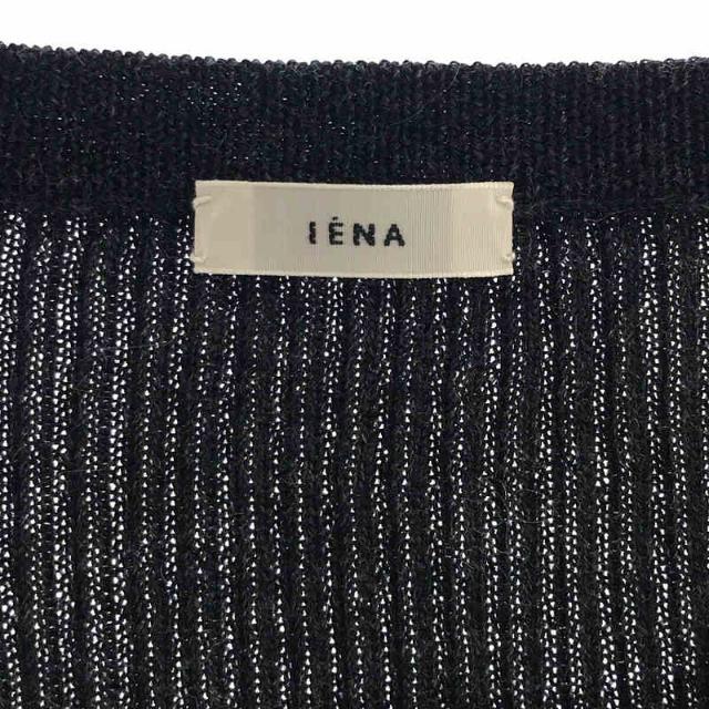 IENA(イエナ)の【美品】  IENA / イエナ | 2020AW | 3x3リブヘンリーネックプルオーバーニット | F | ブラック | レディース レディースのトップス(ニット/セーター)の商品写真