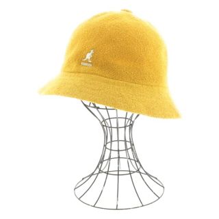 カンゴール(KANGOL)のKANGOL カンゴール ハット L 黄 【古着】【中古】(ハット)