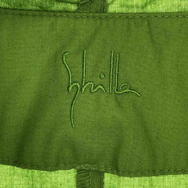 【美品】 SYBILLA / シビラ | フード付き 撥水 ダブル スプリング コート | M/L対応 | グリーン | レディース