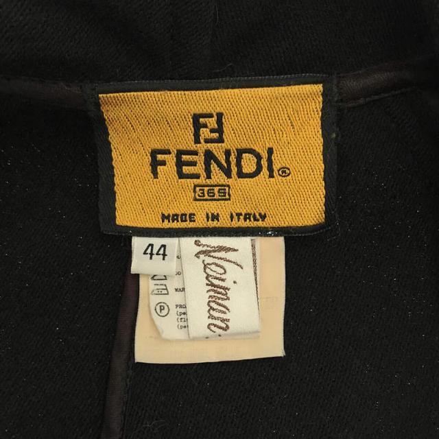 FENDI / フェンディ | ヴィンテージ neiman marcus 別注 /  モヘヤファーオーバーサイズコート | 44 | ブラック | レディース