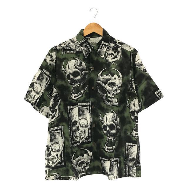 【新品】  WACKO MARIA / ワコマリア | 2022SS | 56 TATTOO STUDIO / HAWAIIAN SHIRT S/S アロハシャツ | S | OLIVE | メンズ