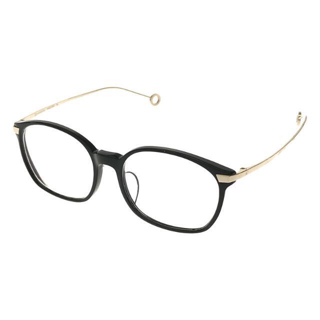 サングラス/メガネArumamika / アルマミカ | TITANIUM INNOCENT 眼鏡 アイウェア 純正ケース付き | ブラック/ゴールド