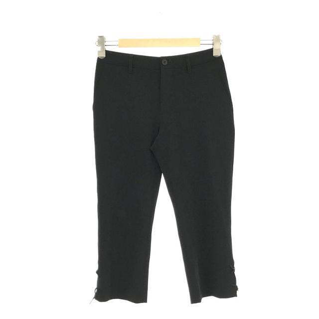 ISSEY MIYAKE / イッセイミヤケ | 1 | ナイロンストレッチ 裾レースアップ クロップドパンツ | 2020SS | ブラック | レディース | フリマアプリ ラクマ