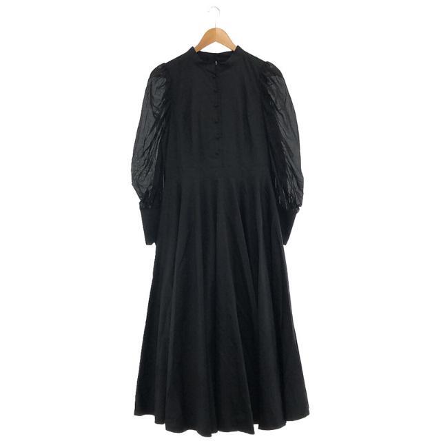 foufou 【THE DRESS #37】black sheer dress