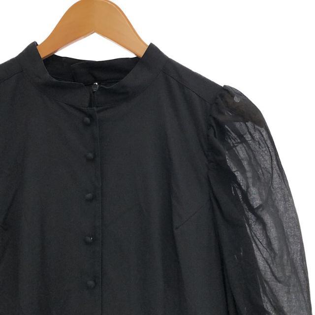 foufou 【THE DRESS #37】black sheer dress