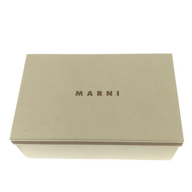 Marni(マルニ)のMARNI / マルニ | レザーストラップ クロス サンダル 箱・保存袋有 | 37 | ブラウン/レッド/ブラック | レディース レディースの靴/シューズ(サンダル)の商品写真