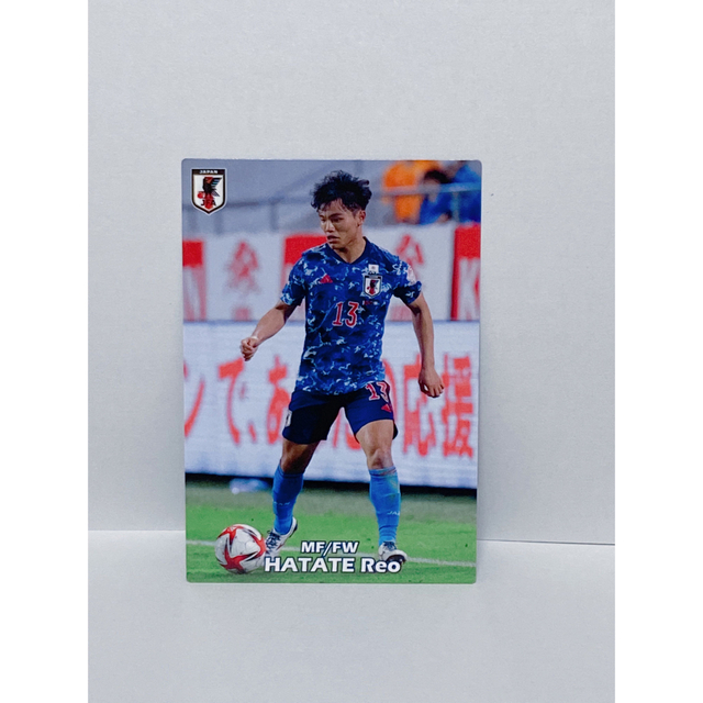 カルビー(カルビー)のサッカー日本代表チームチップス2022旗手怜央カード エンタメ/ホビーのタレントグッズ(スポーツ選手)の商品写真