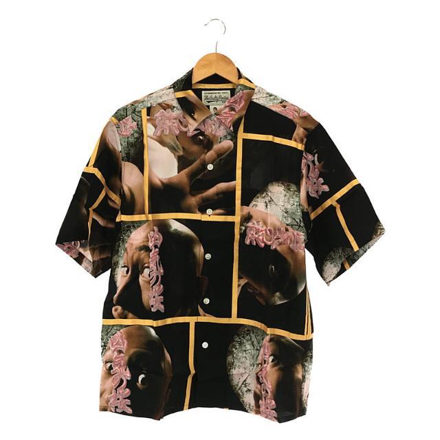 【新品】  WACKO MARIA / ワコマリア | 2022SS | 凶気の桜 / HAWAIIAN SHIRT S/S ( TYPE-2 )  アロハシャツ | M | BLACK | メンズTシャツ/カットソー(半袖/袖なし)