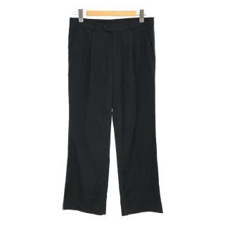 マイン(mine)のMYne / マイン | SIDE TAPE PANTS タック入り ロゴサイドライン パンツ | M | ネイビー | メンズ(その他)