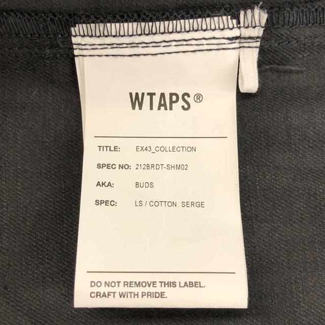 【美品】 WTAPS / ダブルタップス | 2021AW | BUDS LS COTTON 212BRDT-SHM02 ミリタリー シャツ | 1  | カーキ | メンズ