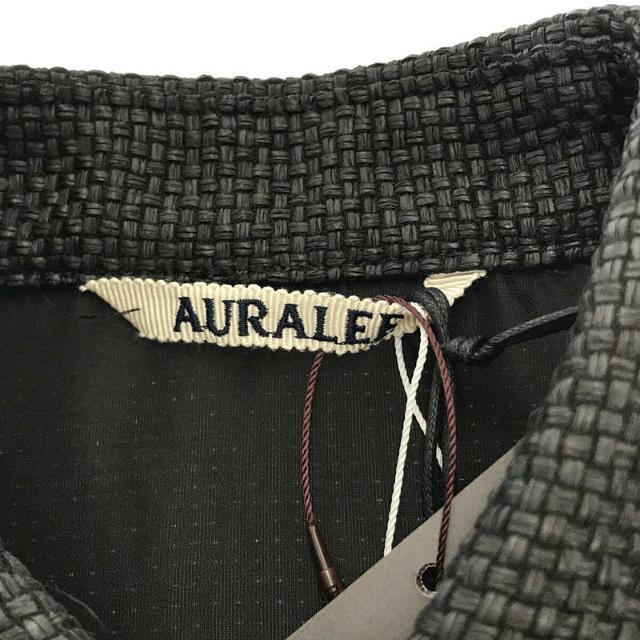 AURALEE(オーラリー)の【新品】  AURALEE / オーラリー | 2021SS |  WASHI BASKET HALF SLEEVED SHIRTS バスケット ハーフスリーブ シャツ | 0 | ブラック | レディース レディースのトップス(シャツ/ブラウス(半袖/袖なし))の商品写真