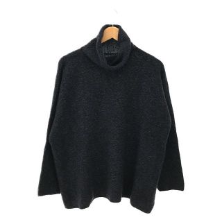 ネストローブ(nest Robe)の【美品】  nest robe / ネストローブ | 2020AW | メランジヤーンオフタートルプルオーバー ニット セーター | F | ネイビー | レディース(ニット/セーター)