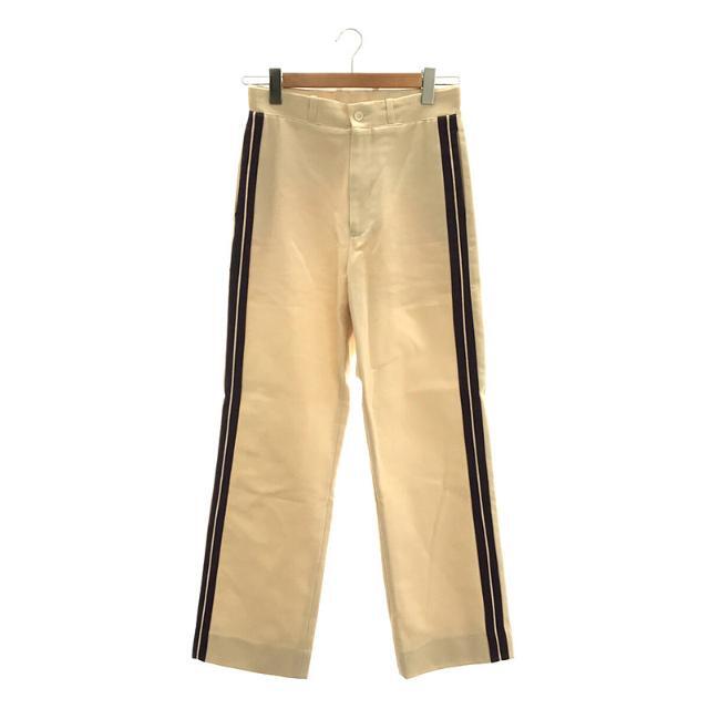 【新品】  UNUSED / アンユーズド | line pants キャバリーツイル サイドライン パンツ | 1 | オフホワイト | メンズ