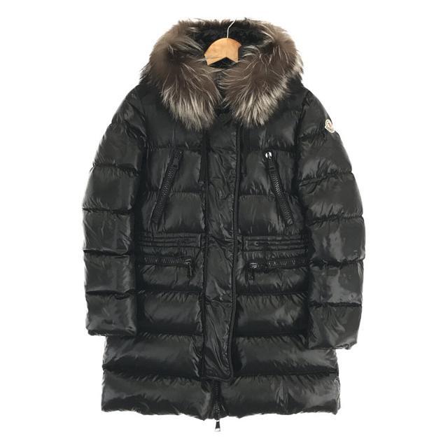 MONCLER(モンクレール)の【美品】  MONCLER / モンクレール | APHROTITI GIUBBOTTO アフィロッティ ナイロン フォックス ファー フード ダウン コート ハンガー・ガーメントケース付き | 1 | ブラック | レディース レディースのジャケット/アウター(その他)の商品写真