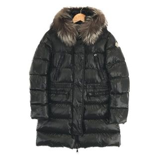 モンクレール(MONCLER)の【美品】  MONCLER / モンクレール | APHROTITI GIUBBOTTO アフィロッティ ナイロン フォックス ファー フード ダウン コート ハンガー・ガーメントケース付き | 1 | ブラック | レディース(その他)