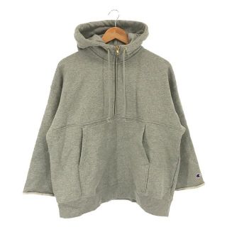 イエナ(IENA)のIENA / イエナ | 2019AW | × CHAMPION チャンピオン 別注 HALF ZIP フーディー 裏起毛 スウェット パーカー | FREE / M | グレー | レディース(トレーナー/スウェット)