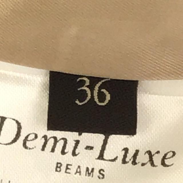 Demi-Luxe BEAMS(デミルクスビームス)の【美品】  DEMI-LUXE BEAMS / デミルクス ビームス | ×三尋木奈保 トリアセダブルクロス タイトスカート | 36 | ベージュ | レディース レディースのスカート(ひざ丈スカート)の商品写真