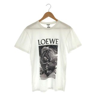 ロエベ(LOEWE)の【美品】  LOEWE / ロエベ | 2020SS | Ken Heyman T-Shirt アナグラムロゴ 刺繍 ケンヘイマン プリント Tシャツ | XS | ホワイト | メンズ(Tシャツ/カットソー(半袖/袖なし))