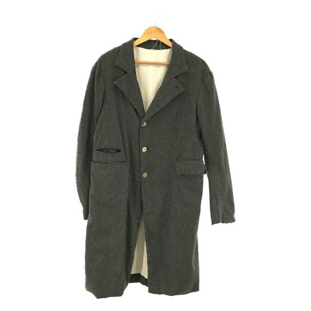 ジャケット/アウター【新品】  RICORRROBE / リコローブ | cumulus flannel coat キューミュラス フランネル コート | M | グレー | レディース