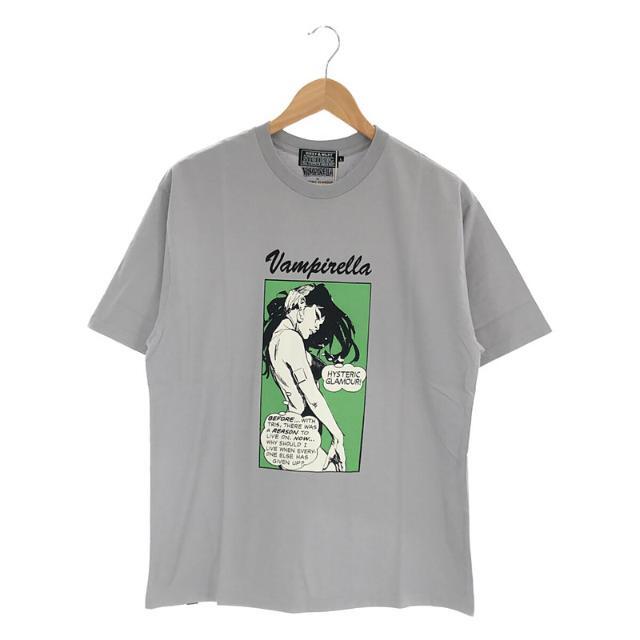 HYSTERIC GLAMOUR(ヒステリックグラマー)の【新品】  HYSTERIC GLAMOUR / ヒステリックグラマー | 2022SS | 02222CT01 VAMPIRELLA/FEEL HYSTERIC Tシャツ ヴァンピレラ ガール プリント | L | グレー | メンズ メンズのトップス(Tシャツ/カットソー(半袖/袖なし))の商品写真