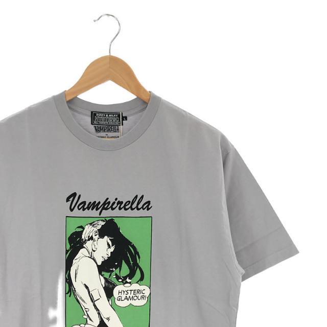 【新品】 HYSTERIC GLAMOUR / ヒステリックグラマー | 2022SS | 02222CT01 VAMPIRELLA/FEEL  HYSTERIC Tシャツ ヴァンピレラ ガール プリント | L | グレー | メンズ